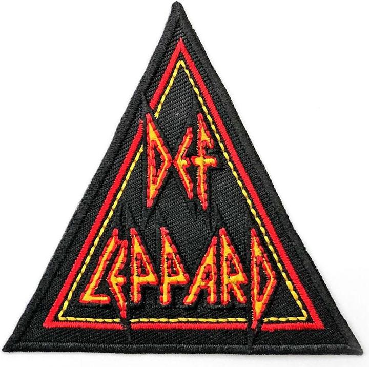 Produktbild Def Leppard Dreieck Aufnäher zum Aufbügeln Logo
