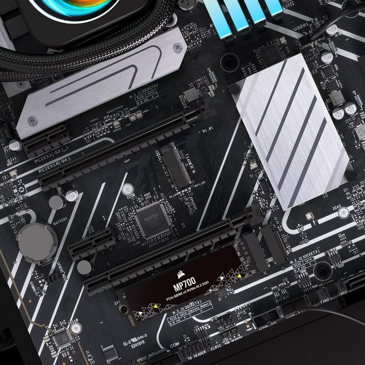 Actual product image Corsair MP700 (1000 GB, M.2 2280)