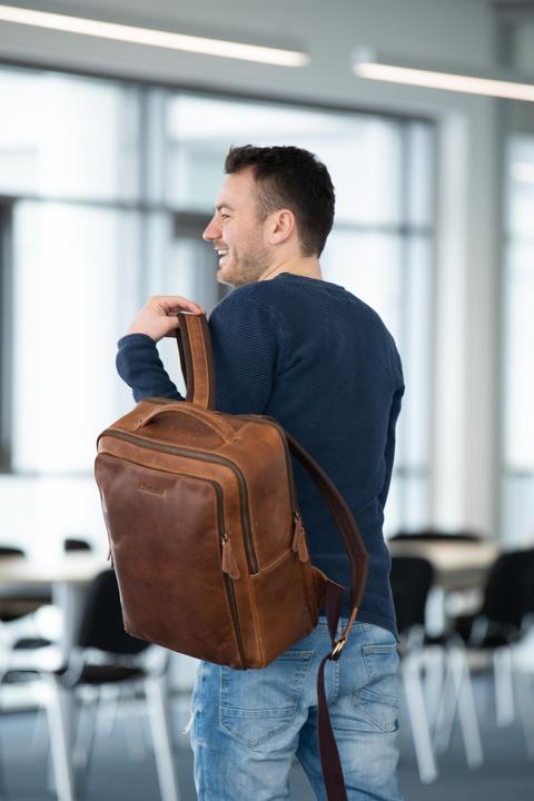 Produktbild Betzold Lehrer-Rucksack Jumba aus Leder (20 l)