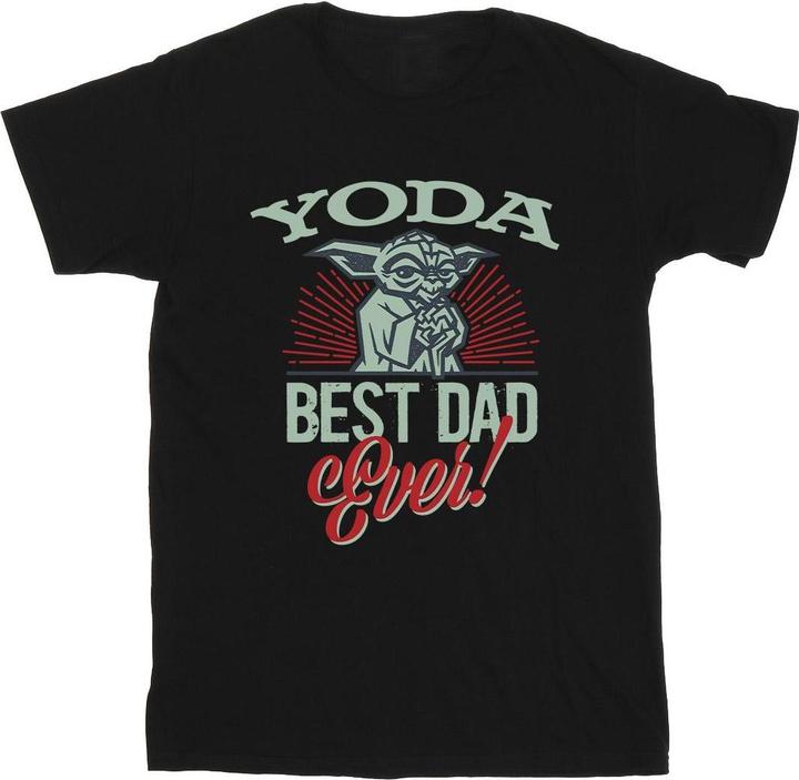 Actual product image Star Wars Mens Mandalorian Yoda Dad T-Shirt (XXL)