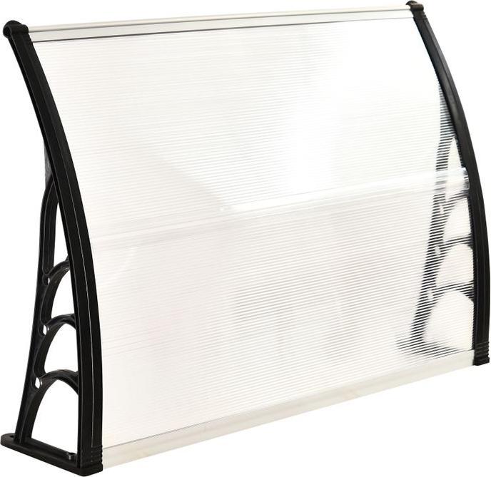 Immagine prodotto Swisshandel24 Tettuccio porta d'ingresso 75 x 100 cm in policarbonato trasparente