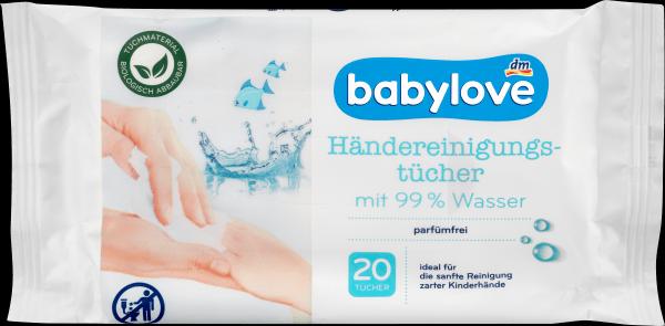 dm babylove Lingettes de nettoyage pour les mains (20 pièce(s))