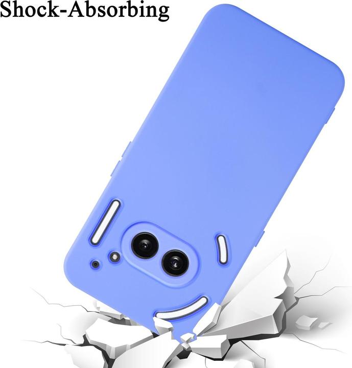 Actual product image Cadorabo Bumper Case for Nothing Phone 2a TPU Liquid Silicone Cover (Phonemax Rocky 2)