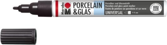 Produktbild Marabu Marker "Porcelain & Glas Painter", schwarz (Schwarz, 2 mm, 1 x)
