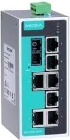Immagine prodotto Moxa EDS-208A-M-SC-T - Switch Ethernet non gestito con 7 porte 10/100BaseT(X)