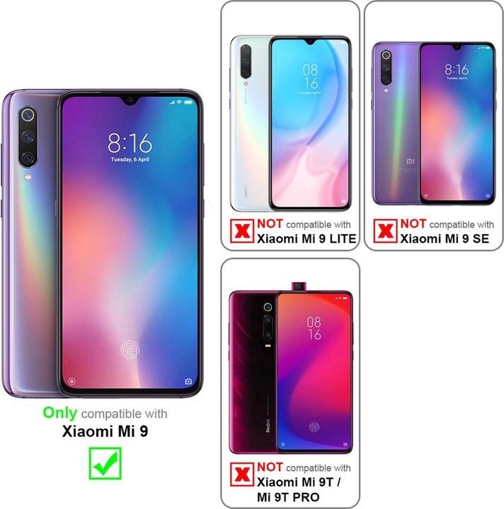 Produktbild Cadorabo Book mit Standfunktion Cover (Xiaomi Mi 9)