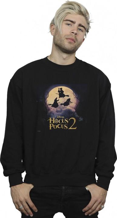 Actual product image Disney Mens Hocus Pocus Witches Flying Sweatshirt (M)