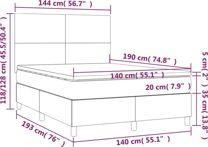 Immagine prodotto VidaXL Azael (140 x 190 cm)