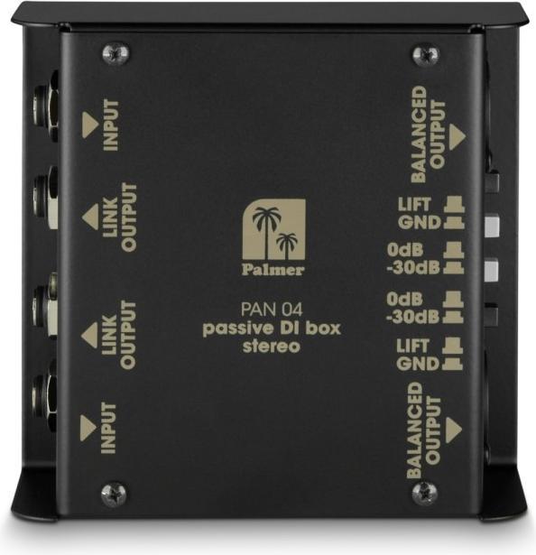 Image du produit Palmer Audio Boîte de direct passive 2 canaux Pro PAN (Boîte de DI)