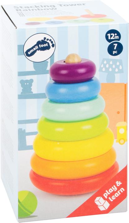 Image du produit small foot Tour d'empilage Arc-en-ciel