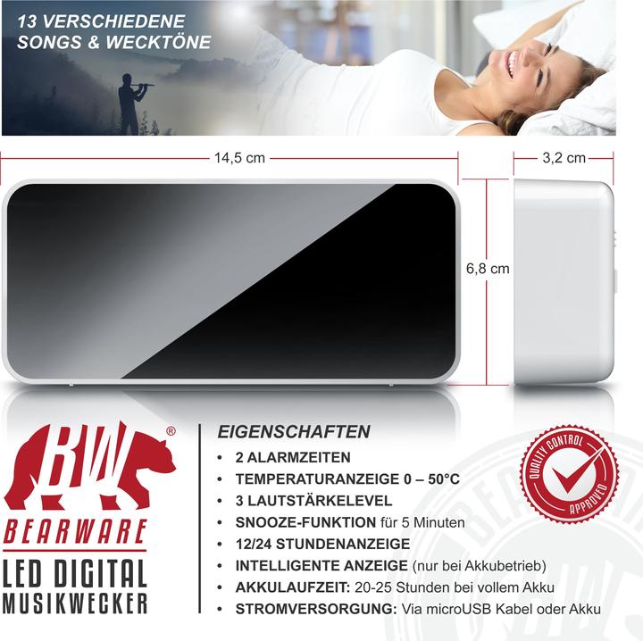 Produktbild Bearware Musikwecker