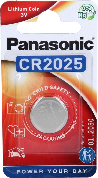 Immagine prodotto Panasonic Potenza al litio CR2025 (1 pz., CR2025, 165 mAh)