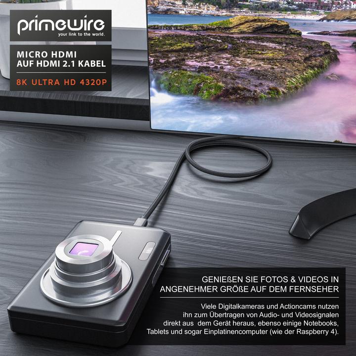 Produktbild Primewire Micro HDMI – HDMI (1.50 m, HDMI)