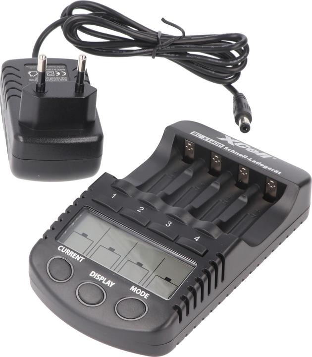 Image du produit XCell Chargeur rapide BC-X1000 Digital LCD (2 pcs, AA, AAA, Chargeurs sans batterie)