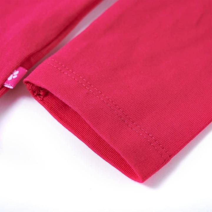 Immagine prodotto VidaXL Camicia a maniche lunghe per bambini rosa acceso 116,Materiale: 95% cotone (116)