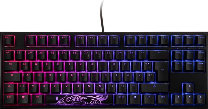 Actual product image Ducky ONE 2 TKL PBT Gaming Keyboard, MX-Blue, RGB LED (DE, Cable)