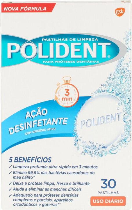 Actual product image GSK Polident cleaning tabs 30 pieces
