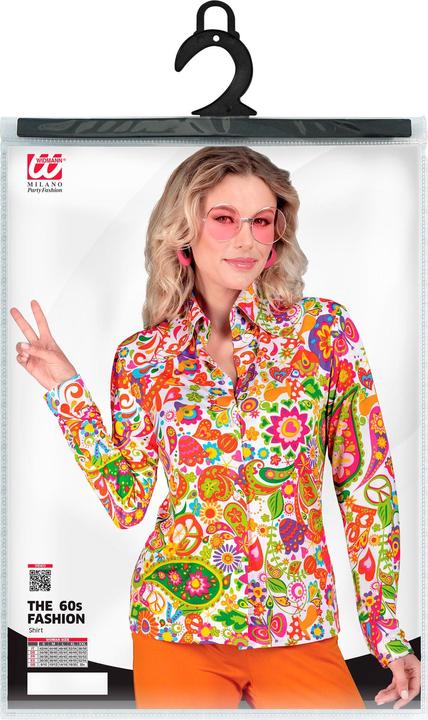 Actual product image Widmann 60s blouse Peace & Paisley (XL)