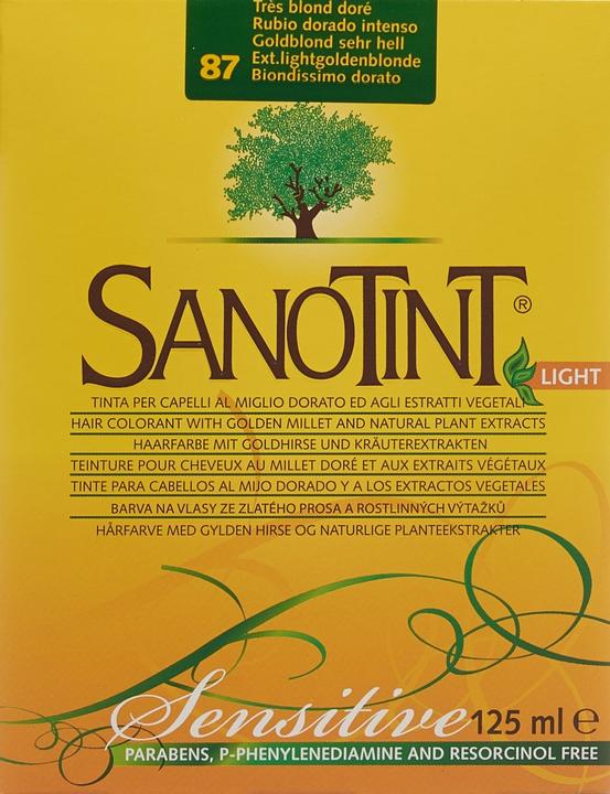 Produktbild Sanotint Sensitive Light Haarfarbe 87 goldblond sehr hell (87 goldblond sehr hell)