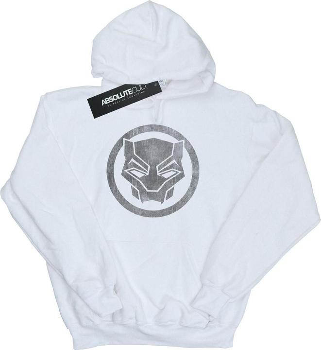 Actual product image Mens Black Panther Distressed Icon Hoodie (L)