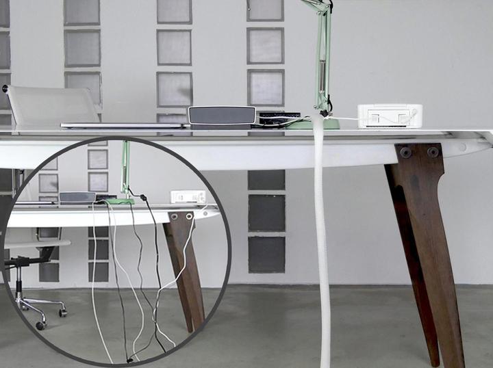 Produktbild Label-the-cable Kabelorganisator Weiss 1 Stück (LTC 5120) (Kabelschlauch, 200 cm)