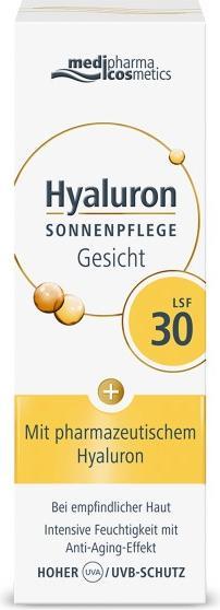 Actual product image Dr. Theiss Hyaluron Sun Care Face SPF 30, 50 ml CRE (Sun cream face, SPF 30, 50 ml)