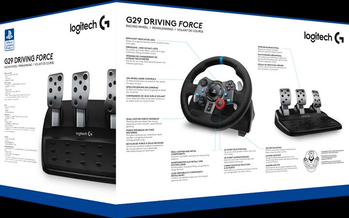Immagine prodotto Logitech G Volante G29 Driving Force (PC, PS3, PS4, PS5)