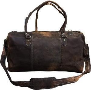 Produktbild Only-Bags.Store Leder Seesack, handgefertigte Leder Weekender, Turnbeutel, Urlaub Seesack, Reisetasche