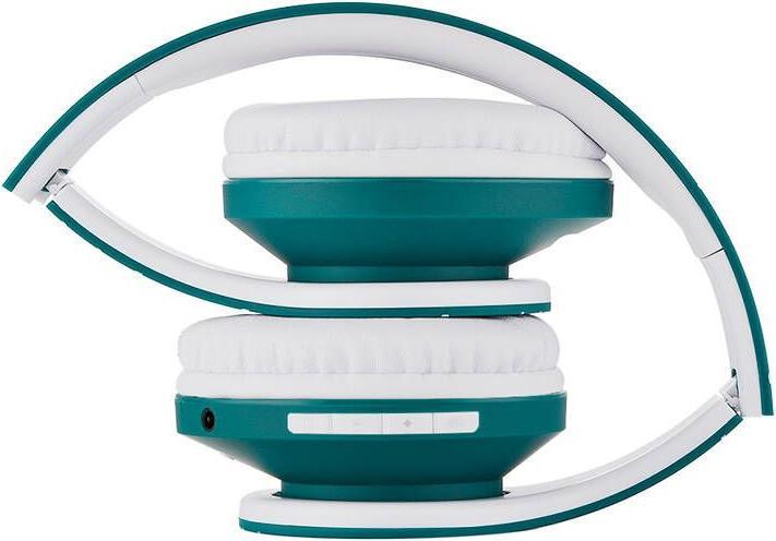 Actual product image PowerLocus Wireless Headphones P2 (blue-white) (20 h, Cable, Wireless)