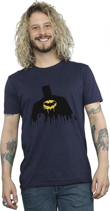 Actual product image Mens Batman Shadow Paint T-Shirt (S)