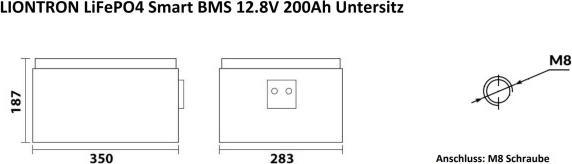 Produktbild Liontron LX Smart 12,8V 200Ah (12.80 V, 200 Ah)