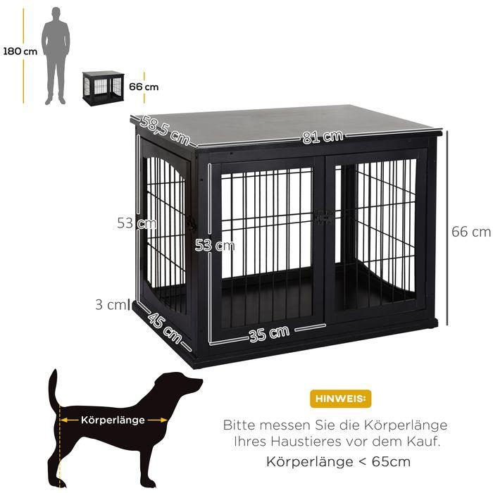Immagine prodotto Swisshandel24 Cuccia per cani Casetta per cani Box da trasporto con piano d'appoggio Gabbia per animali di (Cane, Riflettori, Pieghevole)