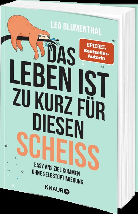 Actual product image Das Leben ist zu kurz für diesen Scheiss (German, Lea Blumenthal, 2023)