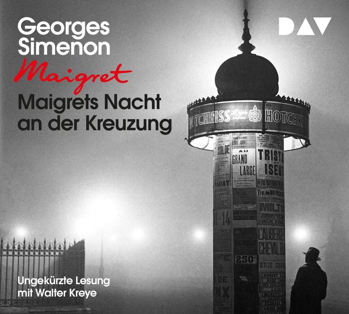 Actual product image Maigret's Night at the Crossroads (Georges Simenon, Hansjürgen Wille, Bärbel Brands, Barbara Klau, Walter Kreye, German)
