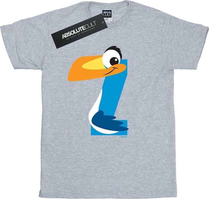 Actual product image Disney Womens/Ladies Alphabet Z Is For Zazu Cotton Boyfriend T-Shirt (XL)