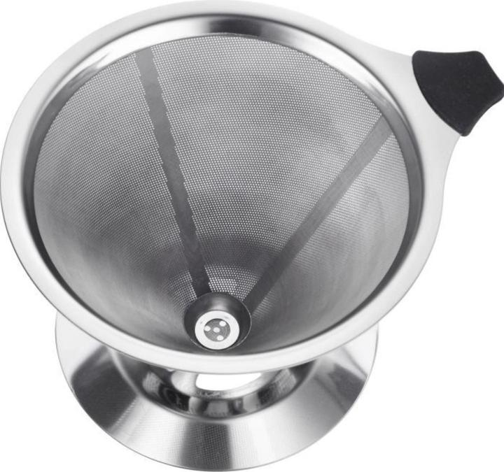 Actual product image Westmark Permanent filter/dripper coffee, with cup holder, Brasilia, top surface 10 cm, 18/8 stainless steel