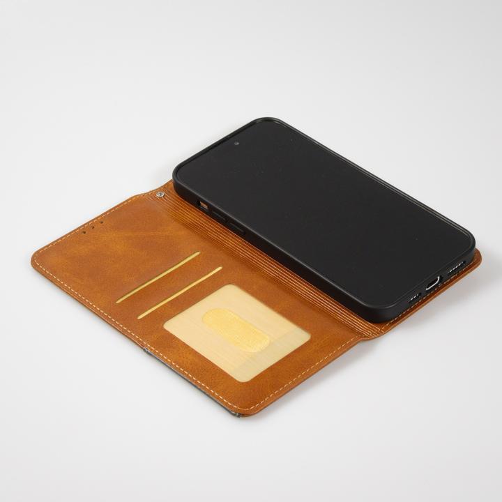 Produktbild PhoneLook Hülle Flip Geometrisch Hellbraun (Apple iPhone 16e)