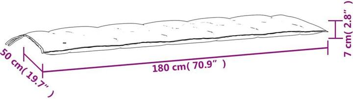 Produktbild VidaXL Paride (180 x 50 x 7 cm)
