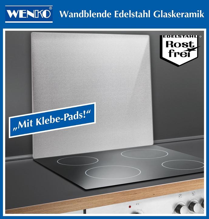 Image du produit Wenko Cache mural en acier inoxydable Protection contre les éclaboussures