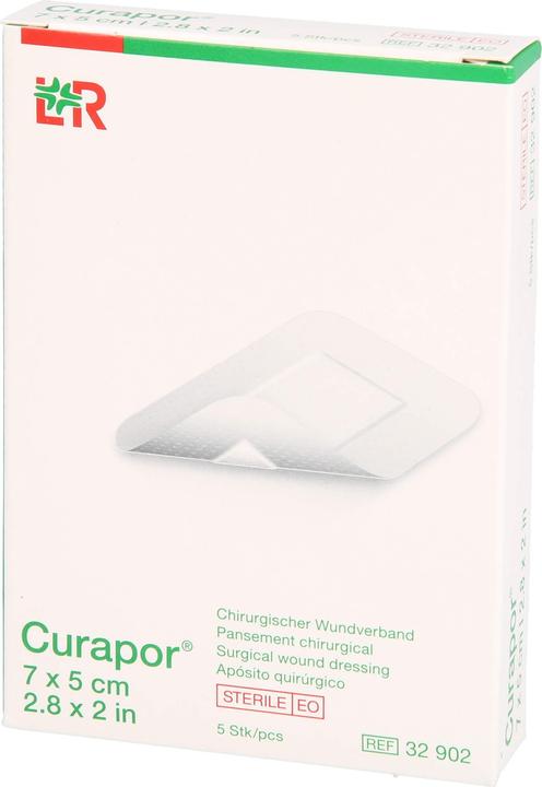 Produktbild Curapor Chirurgisch Wundverband 7x5cm steril (5 x)