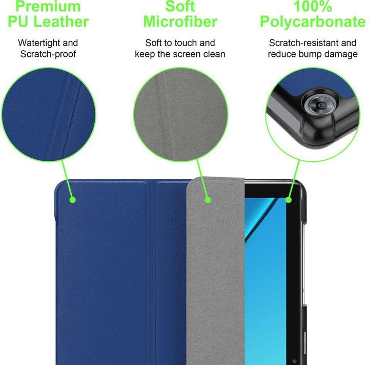 Image du produit Cadorabo Housse pour tablette Tablet Book (MIT Wake Up) (MediaPad M5)