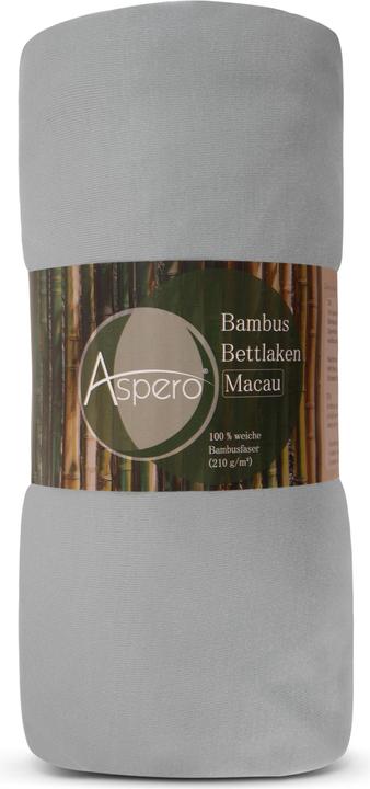 Produktbild Aspero Bambus Spannbettlaken Macau (180 x 200 x 30 cm)