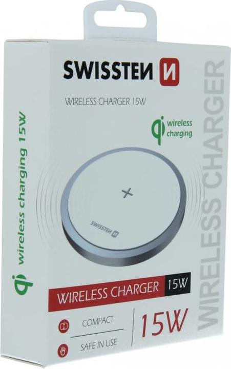 Actual product image Swissten Wireless Charger (15 W)