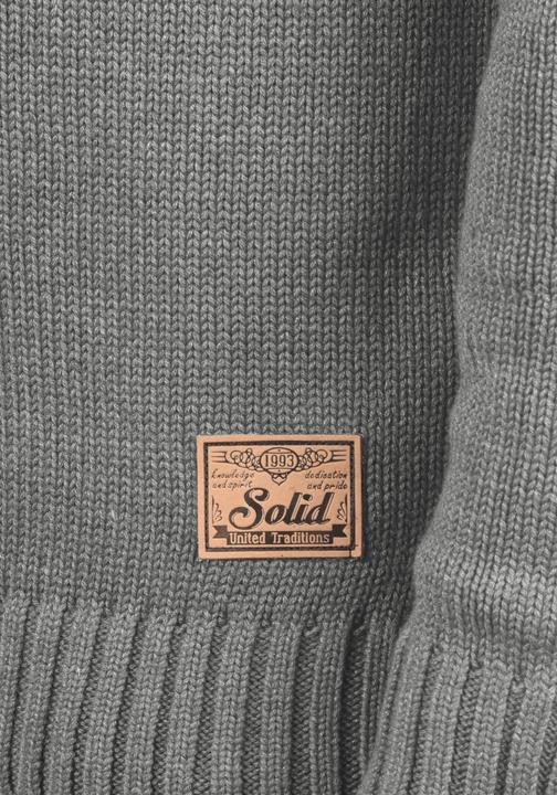 Immagine prodotto Solid Petro Maglione In Maglia Grossa Pullover Maglieria Da Donna Con Collo AltoStampa (L)