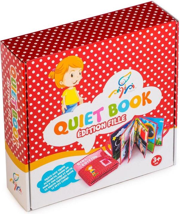 Actual product image Piqipi Quiet Book Cloth Book Girl Edition (Multilingual)