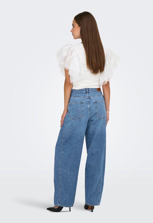 Immagine prodotto Only ONLHORSESHOE Mittlere Taille Barrel Fit Jeans Jeans mit weitem Bein (25)