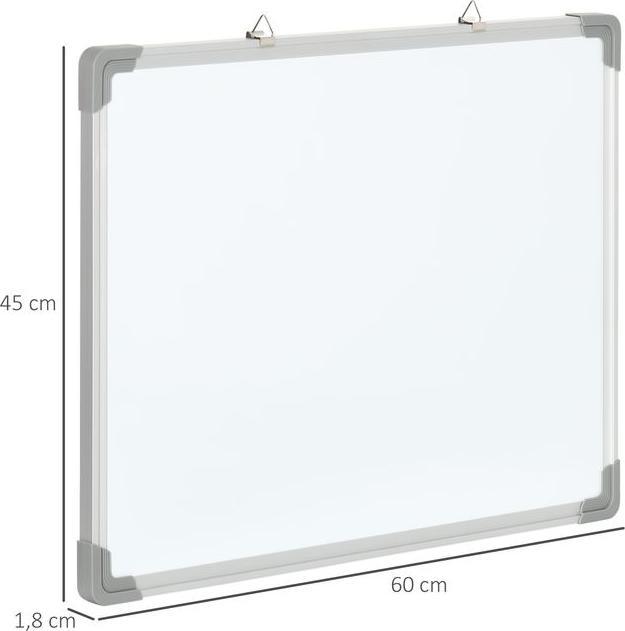 Actual product image Swisshandel24 Whiteboard Magnetic Magnetic board with 4 markers 1 eraser 10 magnetic easel Wall mounting easy