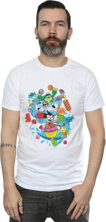 Actual product image Mens Teen Titans Go Candy Mania T-Shirt (M)