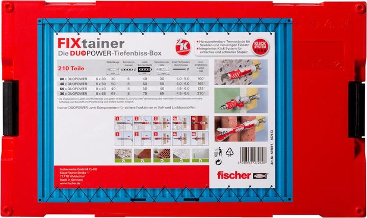 Image du produit Fischer FIXtainer - DUOPOWER court/long (210) (210 pcs)
