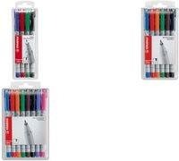 Produktbild STABILO OHPen (Orange, Grün, Blau, Schwarz, Rot, Braun, 0.40 mm, 6 x)
